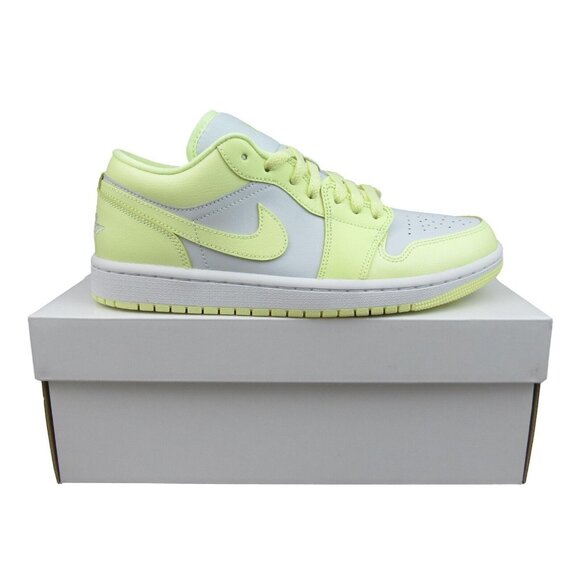 Jordan Shoes - Air Jordan 1 Low Women's Size 9 Platinum White Citron Lemonade NEW